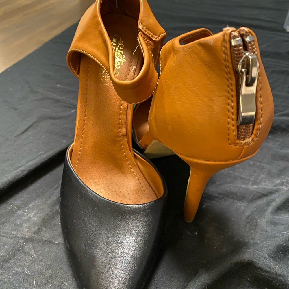 Black and Tan Charles Albert Heels.